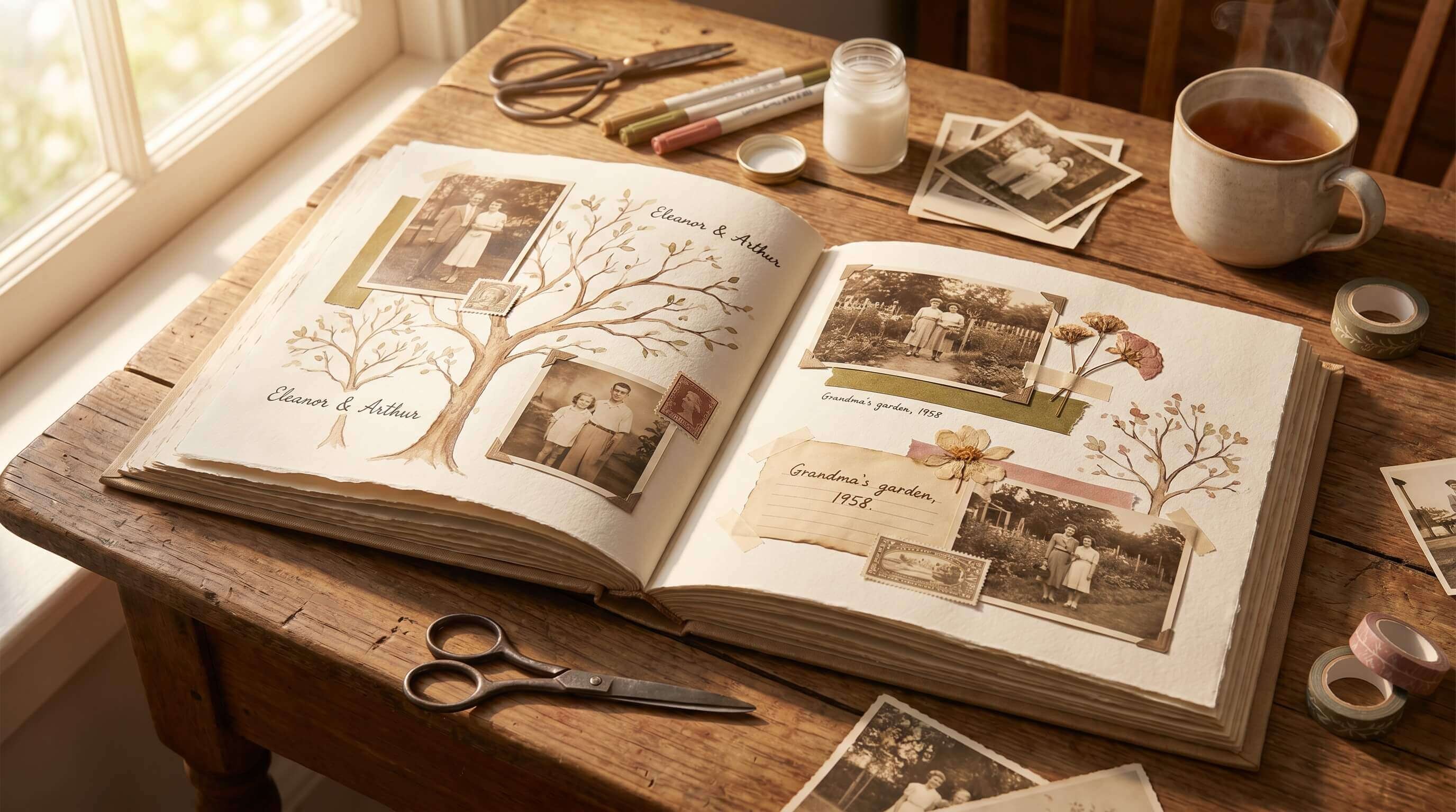 How to Make a Beautiful Family Tree Album (Step-by-Step Guide)